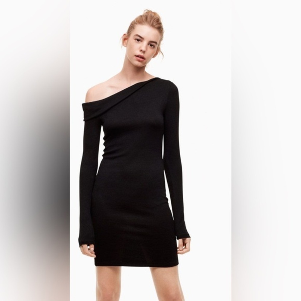 Elegant Black Off-Shoulder Dress